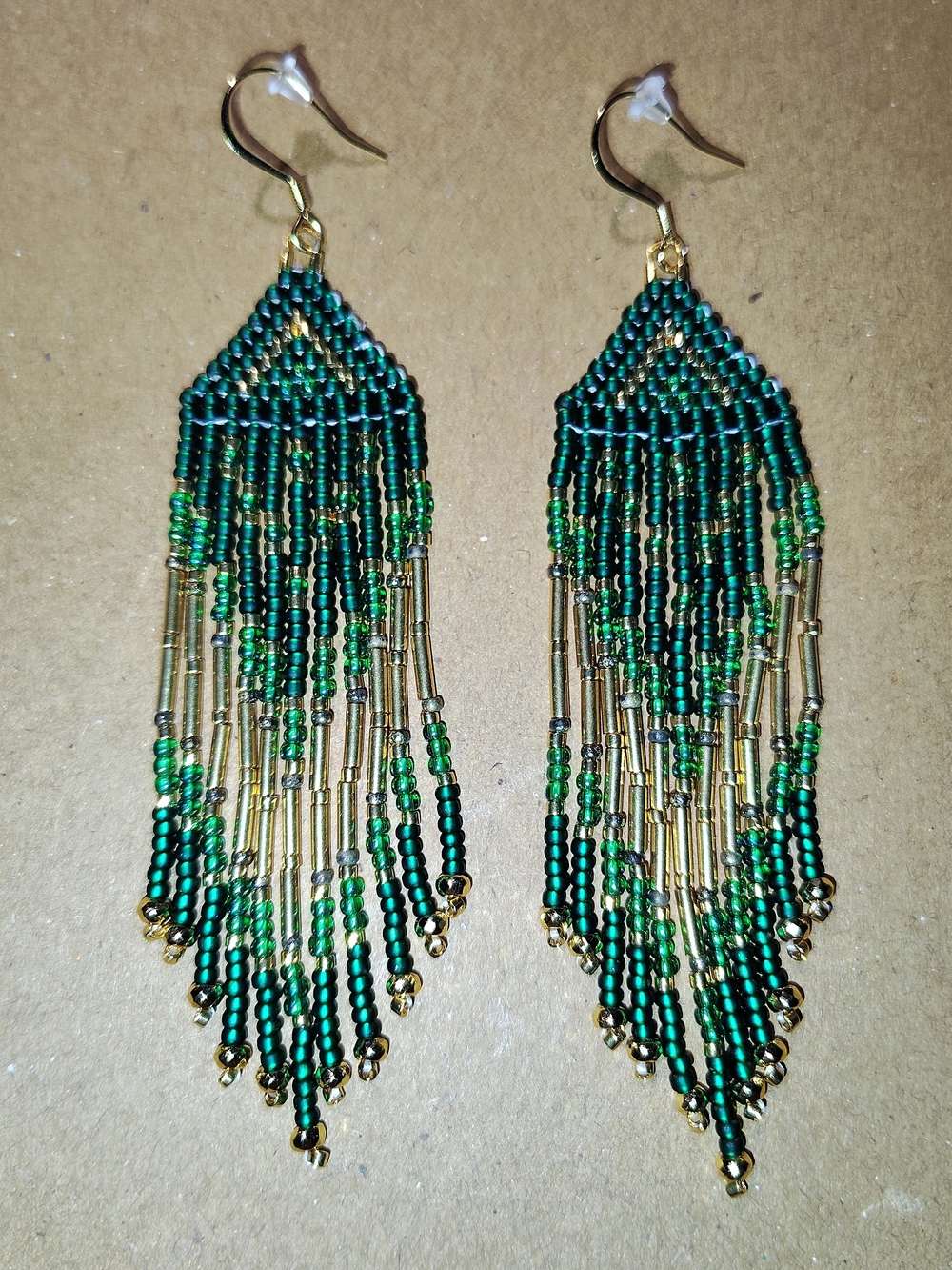 Handbeaded Native American Earrings